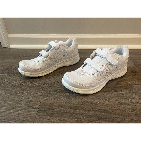New Balance 577 Walking DSL-2 Size 8.5 2A Absorb Hook-Loop Strap White WW577VW - Picture 3 of 11
